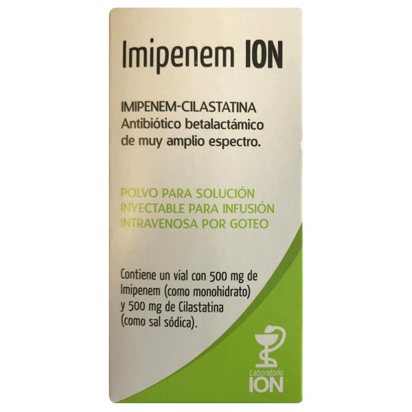 Imagen de IMIPENEM ION INY. IV 500 mg [INY.]