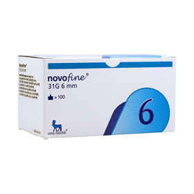Imagen de NOVOFINE 6 AGUJAS NOVOPEN 6 mm [100 uni.]