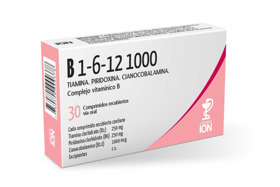 Imagen de B 1 6 12 ION 1000 1000 mcg [30 comp.]