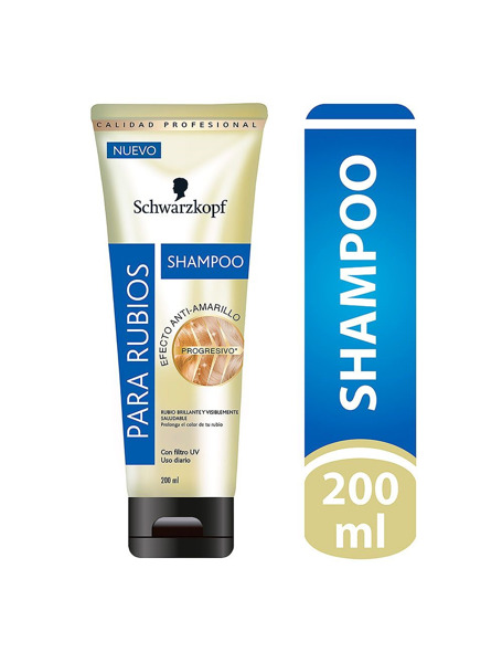 Imagen de SCHWARZKOPF SHAMPOO MATIZANTE RUBIOS [200 ml]