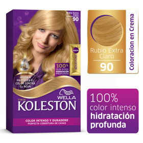 Imagen de KOLESTON KIT RUBIO EXTRA CLARO 90 [50gr+50+40+22ml]