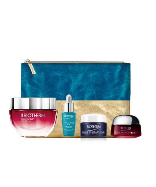 Imagen de BIOTHERM BLUE THERAPY RED ALGAE UPLIFT+NIGHT+SERUM+LOJOS COFRE [50+15+7+5ml]
