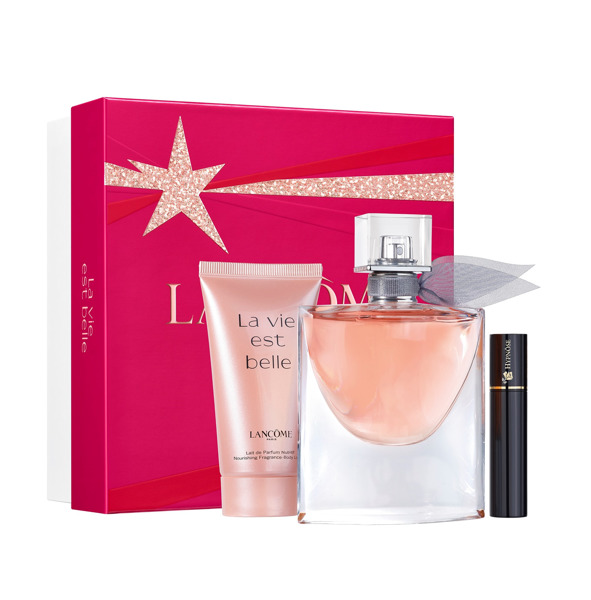 Imagen de LANCOME LA VIE EST BELLE EDP+MINI MASCARA+BODY LOTION COFRE [50+2+50ml]