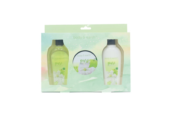 Imagen de BODY & EARTH GEL DUCHA+CREMA CORPORAL+CREMA MANOS PACK CHERRY BLOSSOM [120+120+110grs]