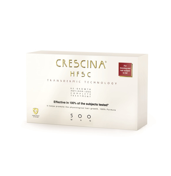 Imagen de CRESCINA HFSC TRANSDERMIC TRATAMIENTO COMPLETO HOMBRE 500 [3,5 ml]