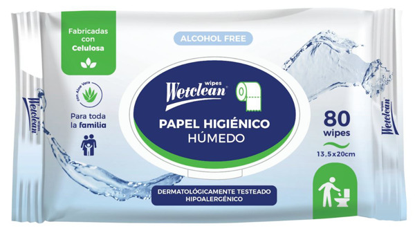 Imagen de WETCLEAN PAPEL HIGIENICO HUMEDO [80 uni.]
