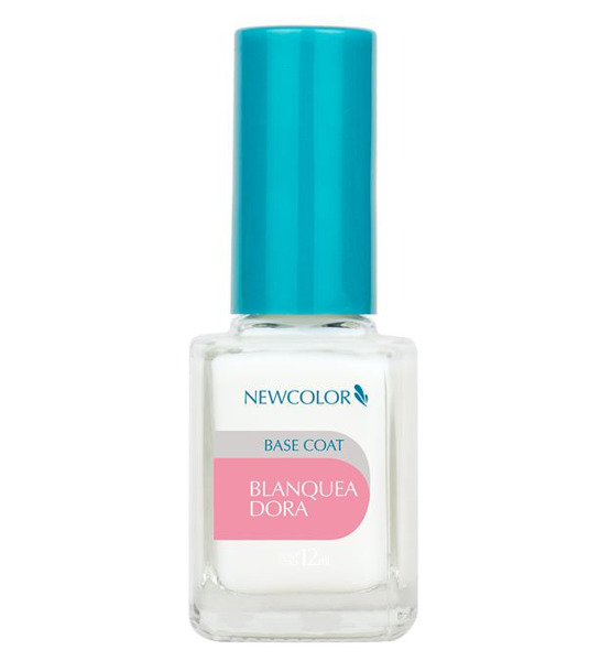 Imagen de NEWCOLOR ESMALTE BASE COAT BLANQUEADORA 9.40 [12 ml]