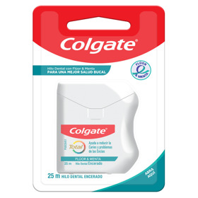 Imagen de COLGATE HILO/CINTA DENTAL TOTAL MENTA [25 mts.]