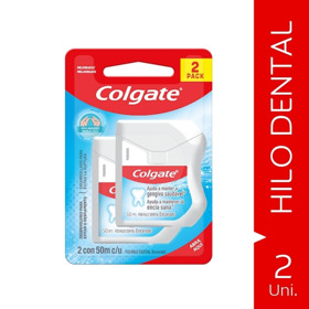 Imagen de COLGATE HILO DENTAL NYLON 2x1 50 mts.