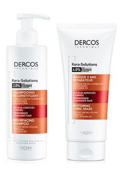Imagen de VICHY DERCOS SH. KERASOLUTIONS+MASCARA PACK [250+200ml]