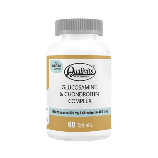 Imagen de QUALIVITS GLUCOSAMINE & CHONDROITIN COMPLEX [60 tab.]