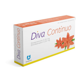 Imagen de DIVA CONTINUO 3+0.02mg [84 comp.]