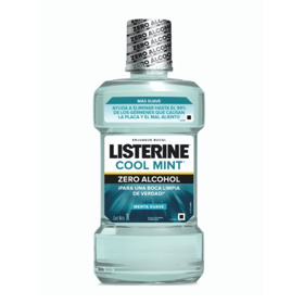 Imagen de LISTERINE COOL MINT ZERO MENTA SUAVE ENJUAGUE BUCAL S/ALCOHOL [1000 ml]