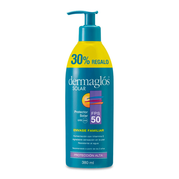 Imagen de DERMAGLOS SOLAR 50 RESIST BOMBA 50 fps 380 ml