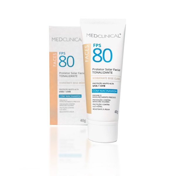 Imagen de MEDCLINICAL PROTECTOR SOLAR FACIAL BEIGE CLARO 80 fps [40 gr]