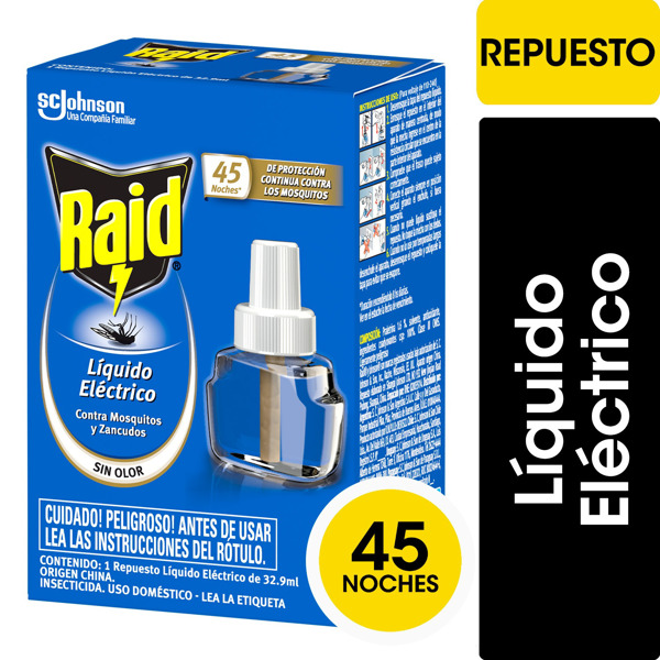 Imagen de RAID 45 NOCHES REPUESTO LIQUIDO [32,9 ml]