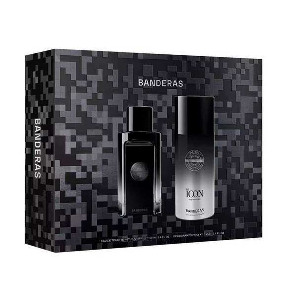Imagen de BANDERAS THE ICON EDP+DEO COFRE [100+150ml]