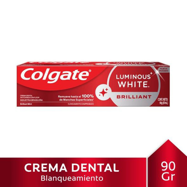 Imagen de COLGATE CR. LUMINOUS WHITE BRILLANT MINT 90 gr