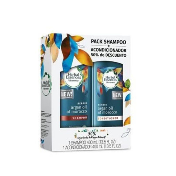 Imagen de HERBAL ESSENCES SH. ARGAN+AC. PACK [400+400 ml]