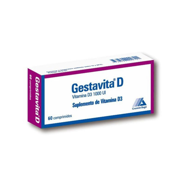 Imagen de GESTAVITA D 1000 1000 ui [60 comp.]