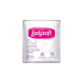 Imagen de LADYSOFT TOALLA NORMAL PIEL SENSIBLE [8 uni.]