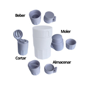 Imagen de CORTA PILDORAS DIVISOR 4 EN 1 [1 uni.]