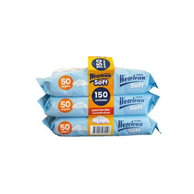 Imagen de WETCLEAN TOALLITAS HUMEDAS SOFT PACK [150 uni.]