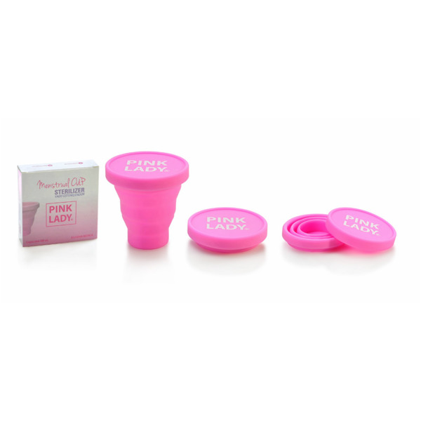 Imagen de PINK LADY VASO ESTERILIZADOR COPA MENSTRUAL ROSA [1 uni.]