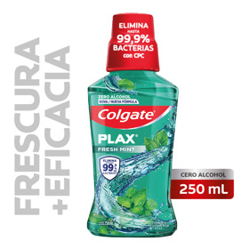 Imagen de COLGATE ENJUAGUE PLAX MENTA FRESCA [250 ml]