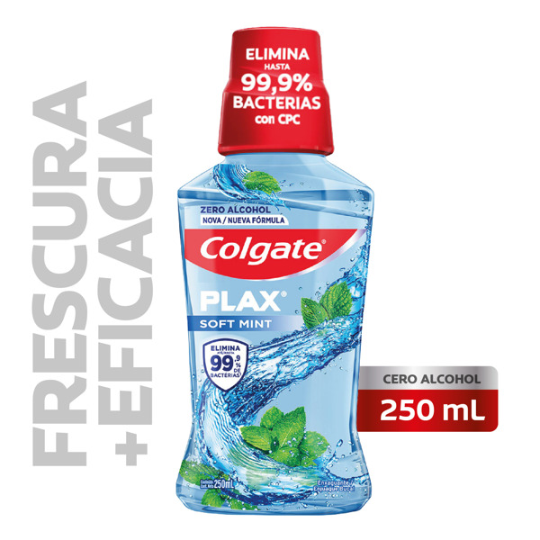 Imagen de COLGATE ENJUAGUE PLAX SOFT MINT SIN ALCOHOL [250 ml]