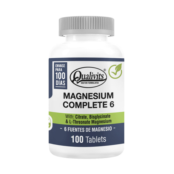 Imagen de QUALIVITS MAGNESIO COMPLETE 6 [100 comp.]