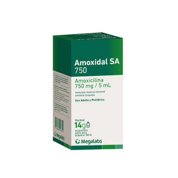 Imagen de AMOXIDAL SA 750 SUSPENSION 750 mg [50 ml]