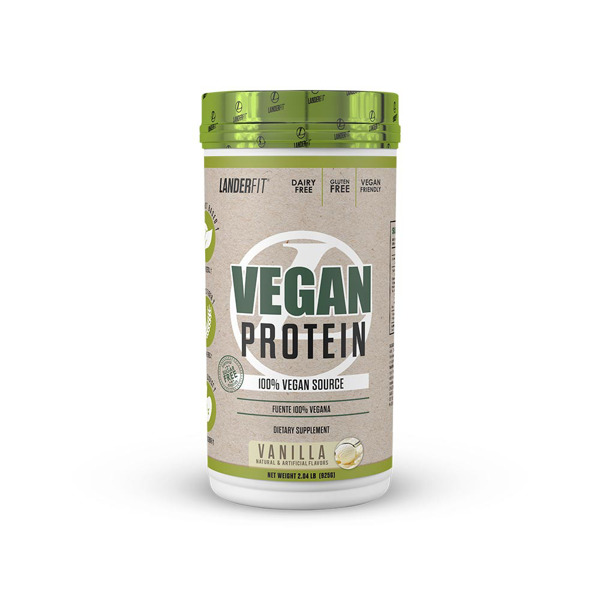 Imagen de LANDERFIT VEGAN PROTEIN VAINILLA [900 gr]