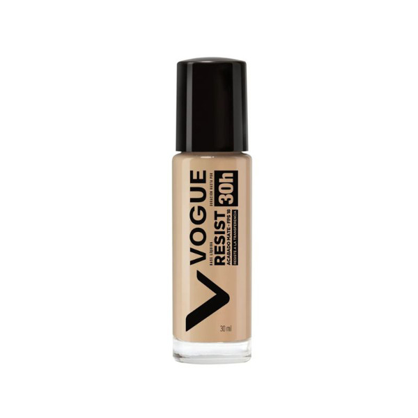 Imagen de VOGUE BASE LIQUIDA RESIST MATE 30 HR PORCELANA [30 ml]