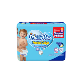 Imagen de MAMY POKO PANTS PAÑAL CALZA CELESTE XG XG [24 uni.]