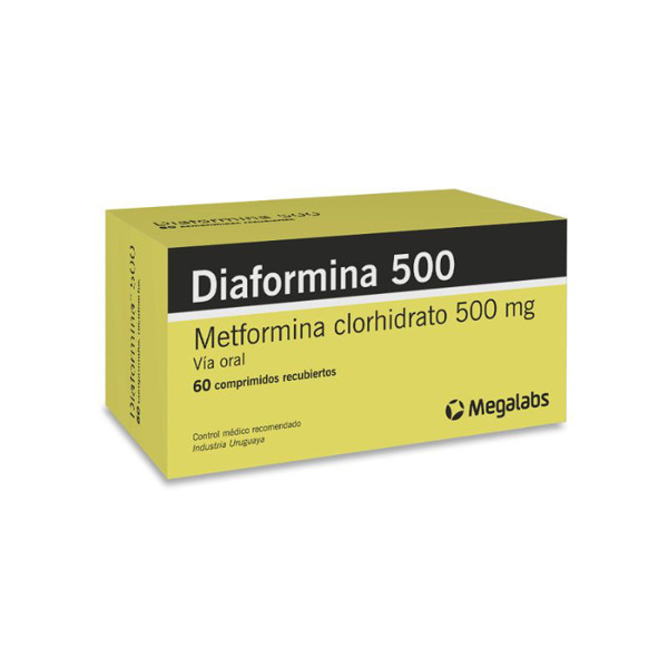 Imagen de DIAFORMINA  500 500 mg [60 comp.]