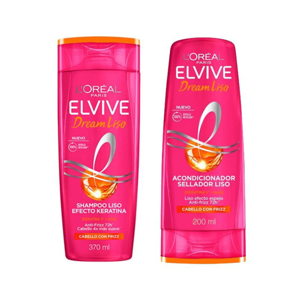 Imagen de ELVIVE SH. DREAM LISO+AC. PACK [370+200ml]