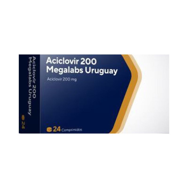 Imagen de ACICLOVIR MEGALABS 200 mg [24 comp.]