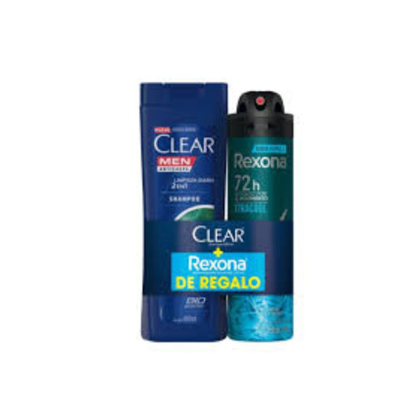 Imagen de CLEAR SHAMPOO 2EN1+REXONA AERO XTRACOOL PACK [400+150ml]