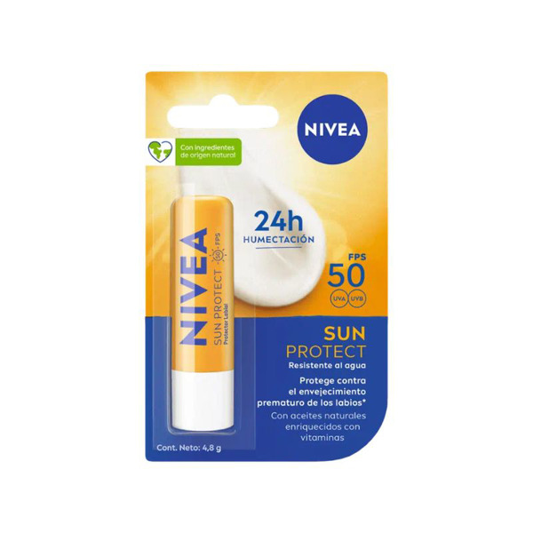 Imagen de NIVEA LIP CARE LABELLO SUN PROTECT 50 fps [4,8 gr]